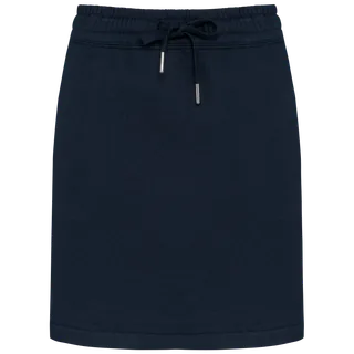 Kariban Ecologische dames fleece rok in Navy, voorkant