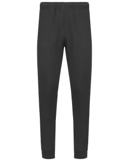 Kariban Fleece joggingbroek uniseks in Dark Grey, voorkant