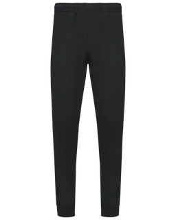 Kariban Fleece joggingbroek uniseks in Black, voorkant