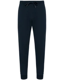 Kariban Ecologische fleece joggingbroek voor heren in Navy, voorkant
