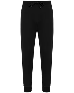 Kariban Ecologische fleece joggingbroek voor heren in Black, voorkant