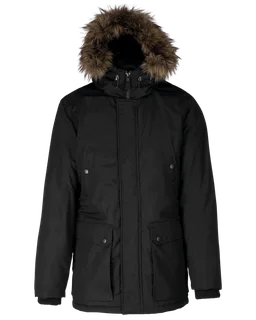 Kariban Winter parka in Black, voorkant