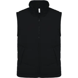 Kariban Met fleece gevoerde bodywarmer in Black, voorkant