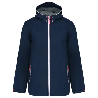 Kariban Regenjas unisex in Navy, voorkant