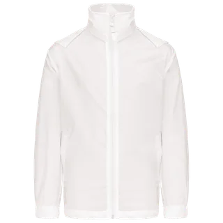 Kariban Kinderwindjack in White, voorkant