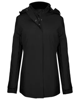 Kariban Damesparka in Black, voorkant