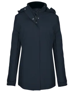 Kariban Damesparka in Navy, voorkant
