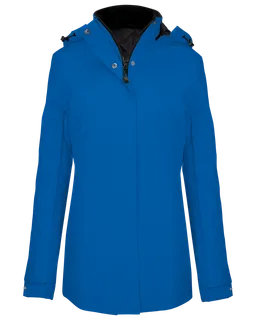 Kariban Damesparka in Light Royal Blue, voorkant