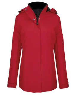 Kariban Damesparka in Red, voorkant