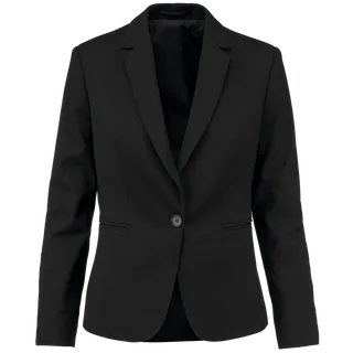 Kariban Ladies’ jacket in Black, voorkant
