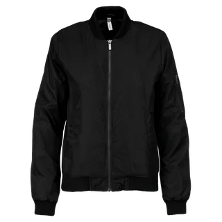 Kariban Dames bomberjack in Black, voorkant