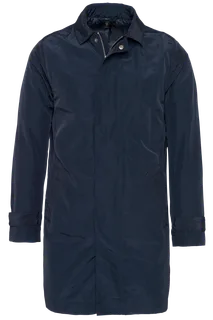 Kariban Lichte trenchcoat heren in Navy, voorkant