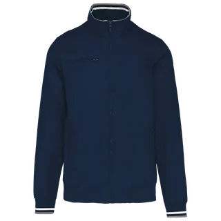 Kariban Herenjack in Navy / White / Storm Grey, voorkant