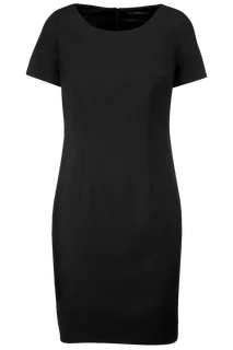Kariban Short-sleeved dress in Black, voorkant