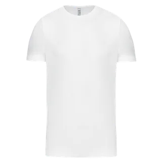 Kariban T-shirt ronde hals korte mouwen in White, voorkant