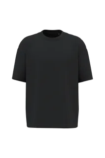 Kariban Oversized T-shirt korte mouwen in Black, voorkant