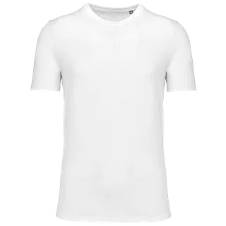 Kariban T-shirt ronde hals uniseks in White, voorkant