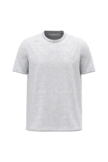 Kariban Men's Bio190 T-shirt in Ash Heather, voorkant