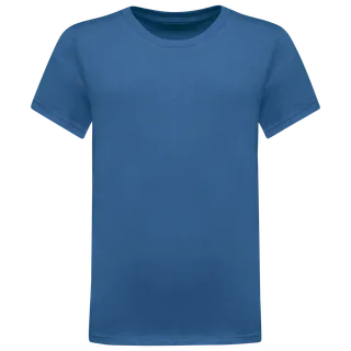 Kariban Kinder T-shirt ronde hals in Light Royal Blue, voorkant