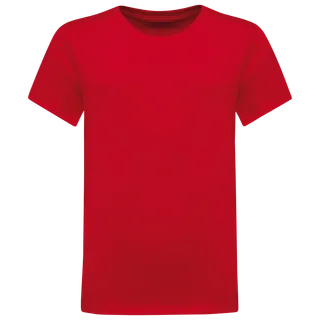 Kariban Kinder T-shirt ronde hals in Red, voorkant