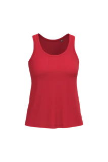 Kariban Dames Tanktop Bio150 IC in Red, voorkant