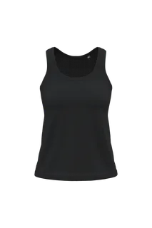 Kariban Ladies' Bio150 tank top in Black, voorkant