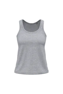 Kariban Ladies' Bio150 tank top in Oxford Grey, voorkant