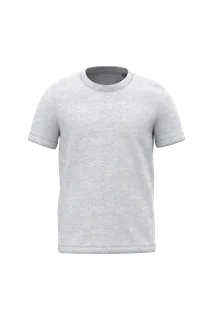 Kariban Kinder T-shirt Bio150 in Ash Heather, voorkant
