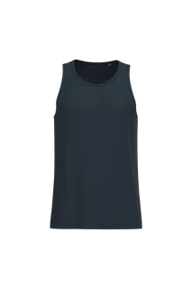 Kariban Men's Bio150 IC tank top in Navy, voorkant
