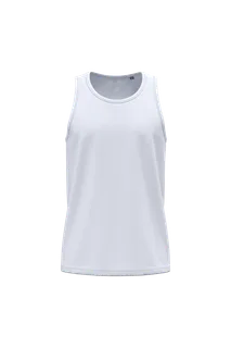 Kariban Heren tanktop Bio150 in White, voorkant