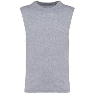 Kariban Mouwloos Heren T-shirt Bio150 IC in Oxford Grey, voorkant