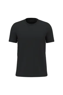 Kariban Uniseks T-shirt korte mouwen ronde hals in Black, voorkant