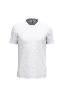 Kariban Short-sleeved crew neck T-shirt in Ash Heather, voorkant