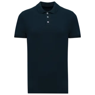Kariban Men's Pique Polo Shirt in Navy, voorkant