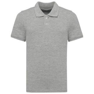 Kariban Piqué kinderpolo in Oxford Grey, voorkant