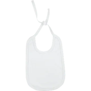 Kariban Slabbetje in White, voorkant