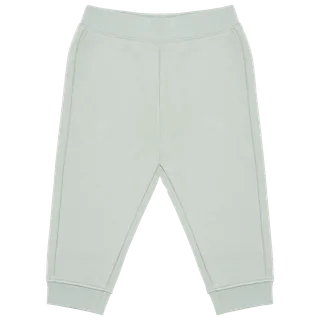 Kariban Ecologische fleece babybroek in Sage, voorkant