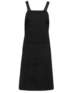 Kariban Organic cotton apron in Black, voorkant
