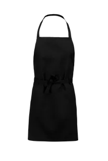 Kariban Licht schort in Black, voorkant