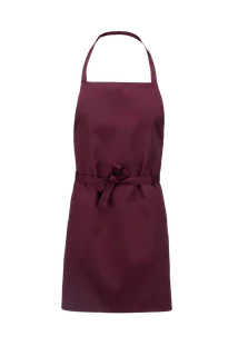Kariban Licht schort in Wine, voorkant