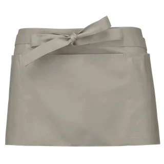 Kariban Polykatoen kort schort in Beige, voorkant