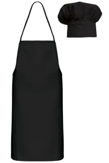 Kariban Chefkok-set voor kinderen in Black, voorkant
