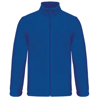 Kariban Microfleece met rits kind in Royal Blue, voorkant