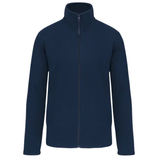 Kariban Microfleece met rits in Navy, voorkant