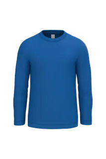 iDeal Basic Brand iDeal150 Kids' LSL t-shirt in Ideal Royal Blue, voorkant