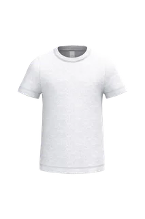 iDeal Basic Brand iDeal150 kinder T-shirt in Ideal Ash Heather, voorkant