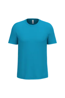 iDeal Basic Brand iDeal150 kinder T-shirt in Ideal Atoll Blue, voorkant