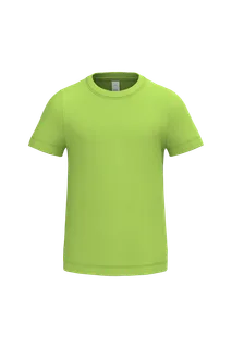 iDeal Basic Brand Mercury Kids' polyester t-shirt in Ideal Lime, voorkant