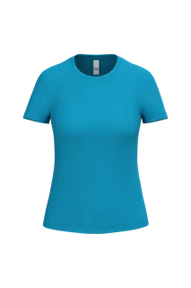 iDeal Basic Brand iDeal150 unisex T-shirt in Ideal Atoll Blue, voorkant