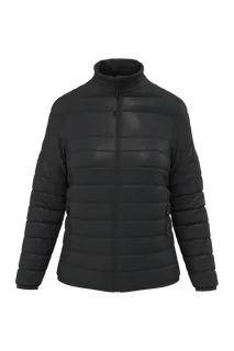 iDeal Basic Brand Ladies' padded jacket in Black, voorkant